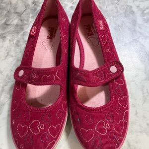 Keds Kids' Pink Heart Mary Jane Shoes sz 3
